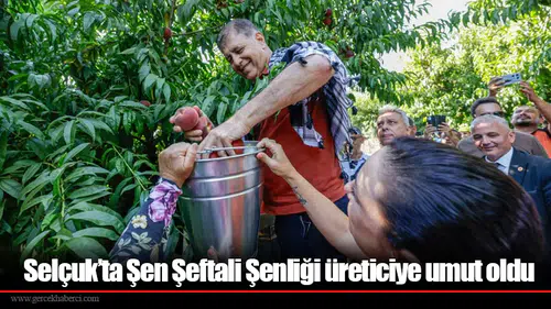 İzmir'de Şeftali Şenliği Üreticileri Buluşturdu, Tugay Çağrı Yaptı!