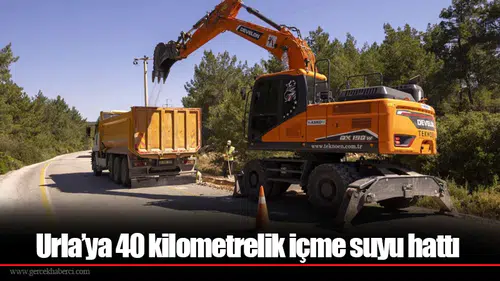 Urla'ya 40 kilometrelik içme suyu hattı