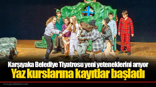 Karşıyaka Belediye Tiyatrosu yeni yeteneklerini arıyor