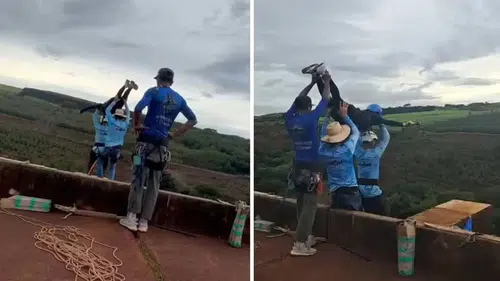 Ölüm atlayışının bedeli 1260 TL: Güvenlik halatını takmadan aşağı ittiler