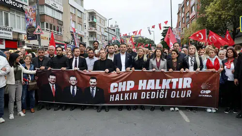 CHP'den 'geçim, özgürlük, adalet ve seçim' yürüyüşü: Adres Maltepe