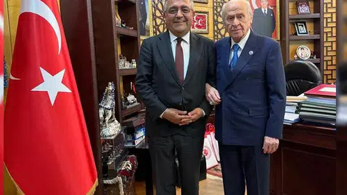 Devlet Bahçeli Sezgin Tanrıkulu ile görüştü