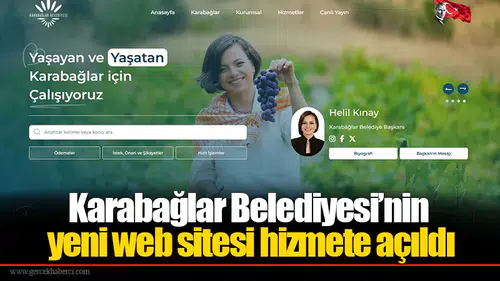 Karabağlar Belediyesi’nin yeni web sitesi hizmete açıldı