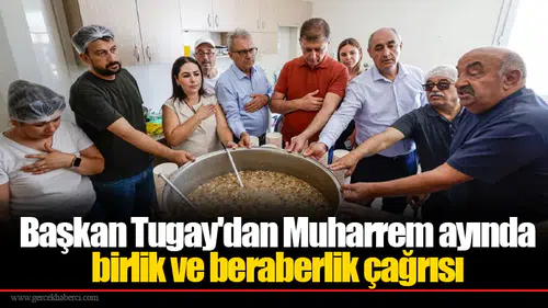 İzmir'in başkanı aşure etkinliğinde birlik ve dayanışma mesajı verdi!