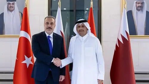 Fidan ve Al Sani İran-ABD müzakerelerini görüştü