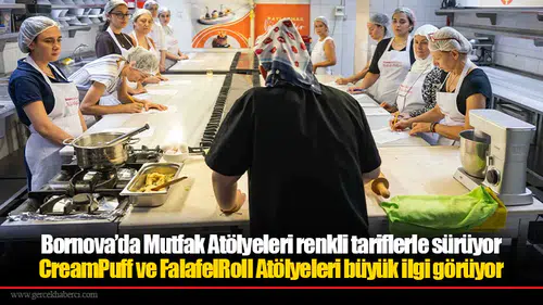 Bornova’da Mutfak Atölyeleri renkli tariflerle sürüyor