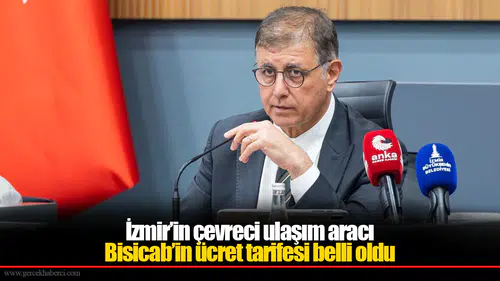 İzmir’in çevreci ulaşım aracı Bisicab’in ücret tarifesi belli oldu