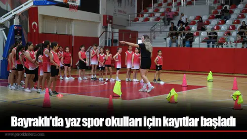 Bayraklı'da yaz spor okulları için kayıtlar başladı