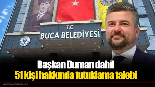 Başkan Duman dahil 51 kişi hakkında tutuklama talebi