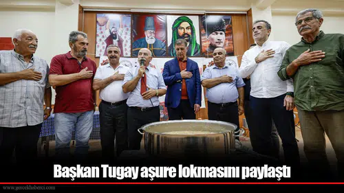 Cemil Tugay, Alevi Bektaşi Derneği'nin aşure programında dostluk ve adalet mesajları verdi