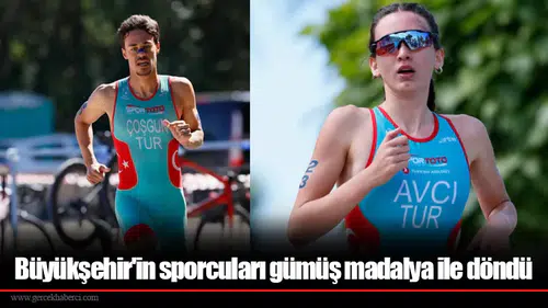 Büyükşehir'in sporcuları gümüş madalya ile döndü