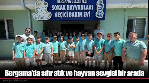 Bergama'da sıfır atık ve hayvan sevgisi bir arada