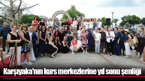 Karşıyaka'nın kurs merkezlerine yıl sonu şenliği