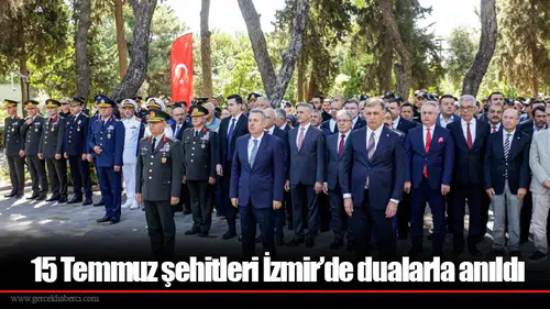 15 Temmuz şehitleri İzmir’de dualarla anıldı