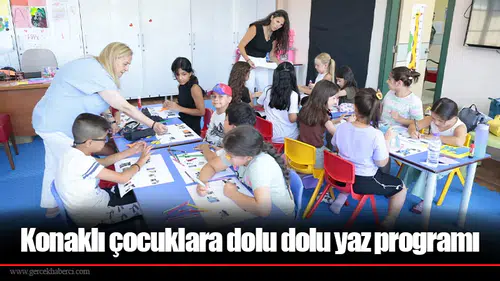 Konaklı çocuklara dolu dolu yaz programı