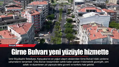 Girne Bulvarı yeni yüzüyle hizmette