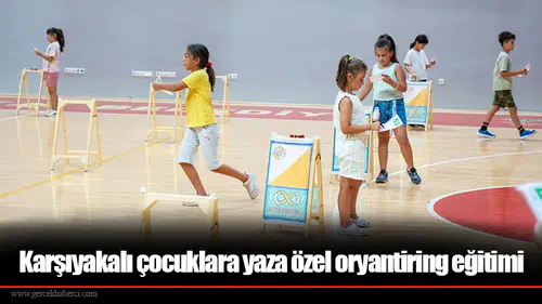 Karşıyakalı çocuklara yaza özel oryantiring eğitimi