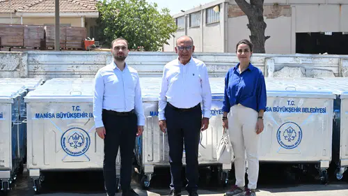 Temiz Manisa İçin Büyükşehir’den 17 İlçeye Konteyner Desteği
