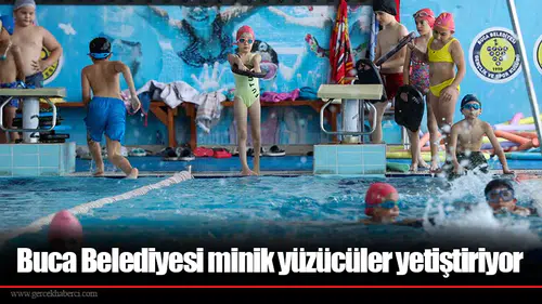 Buca Belediyesi minik yüzücüler yetiştiriyor