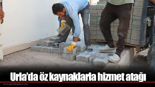 Urla’da öz kaynaklarla hizmet atağı