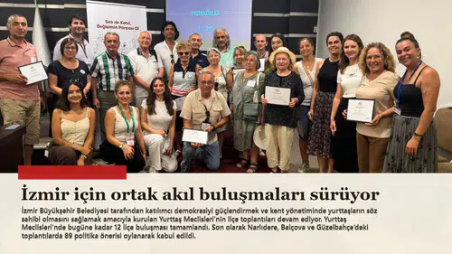 İzmir için ortak akıl buluşmaları sürüyor