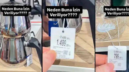 7.500 liralık çaydanlık 1.500 liraya düştü: O etiketler Ticaret Bakanlığı'nı harekete geçirecek mi?