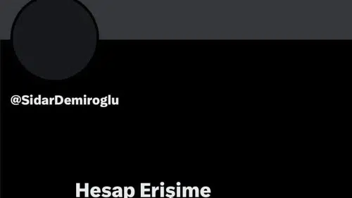 Eski hakim Sidar Demiroğlu'nun X hesabına erişim engeli