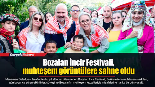 Bozalan İncir Festivali, muhteşem görüntülere sahne oldu
