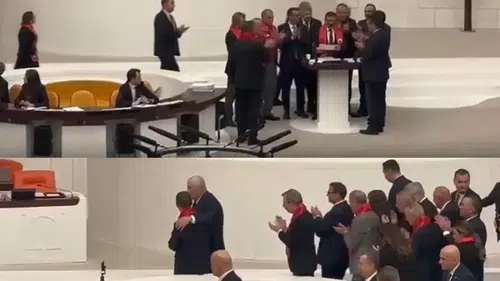 TBMM kürsüsünde şehit isimlerini okuyan vekile müdahale
