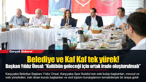 Belediye ve Kaf Kaf tek yürek!