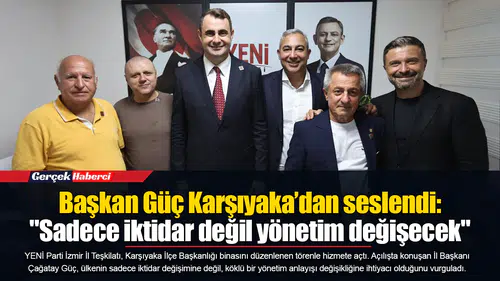 Başkan Güç Karşıyaka’dan seslendi: "Sadece iktidar değil yönetim değişecek"