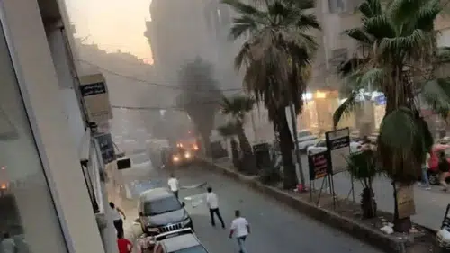 Şam'da minibüse tuzaklanan patlayıcı infilak etti