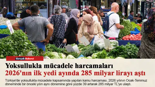 Yoksullukla mücadele harcamaları 2026'nın ilk yedi ayında 285 milyar lirayı aştı