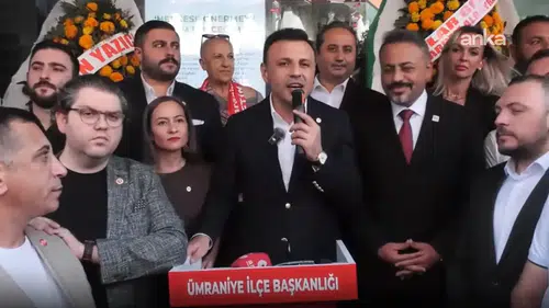 YENİ partinin Ümraniye ilçe başkanlığı açılışında Çelik başlangıç mesajı verdi