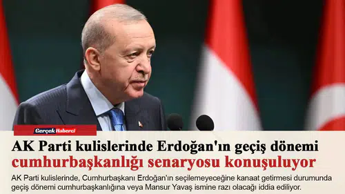 AK Parti kulislerinde Erdoğan'ın geçiş dönemi cumhurbaşkanlığı senaryosu konuşuluyor