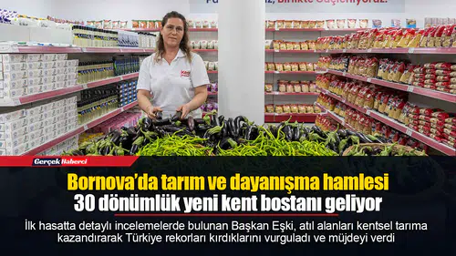 Bornova’da tarım ve dayanışma hamlesi: 30 dönümlük yeni kent bostanı geliyor