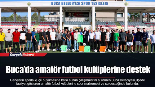 Buca’da amatör futbol kulüplerine destek