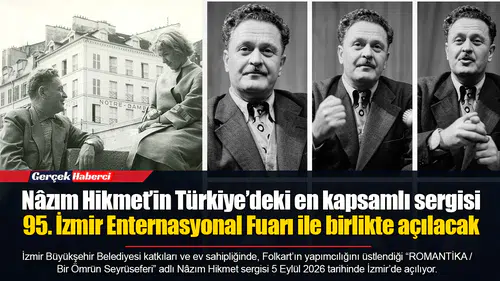 Nâzım Hikmet’in Türkiye’deki en kapsamlı sergisi 95. İzmir Enternasyonal Fuarı ile birlikte açılacak