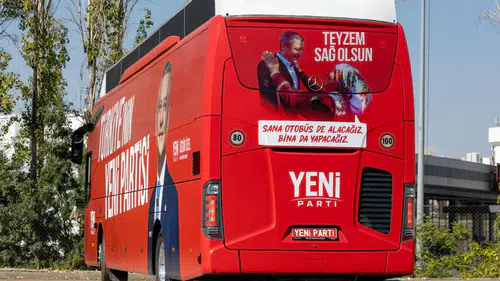 YENİ Parti’nin ilk otobüsü hazır: 'Teyzem sağ olsun'