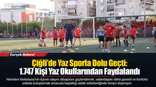 Çiğli’de Yaz Sporla Dolu Geçti: 1.747 Kişi Yaz Okullarından Faydalandı