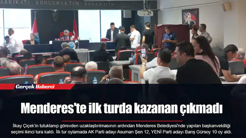 Menderes'te ilk turda kazanan çıkmadı