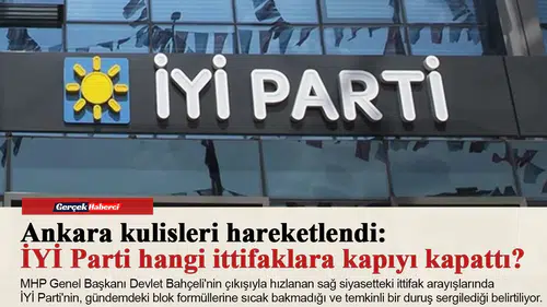 Ankara kulisleri hareketlendi: İYİ Parti hangi ittifaklara kapıyı kapattı?