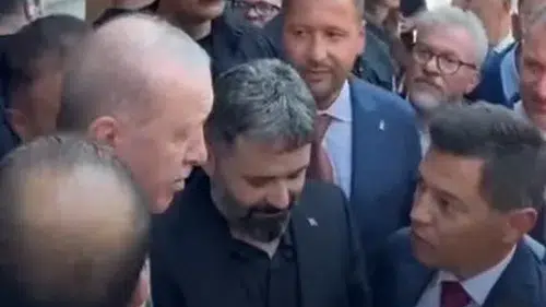 Cumhurbaşkanı Erdoğan, Marmaris Belediye Başkanı ile bir araya geldi