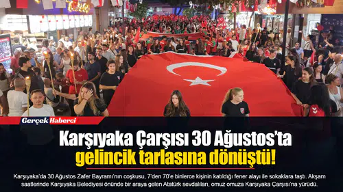 Karşıyaka Çarşısı 30 Ağustos’ta gelincik tarlasına dönüştü!
