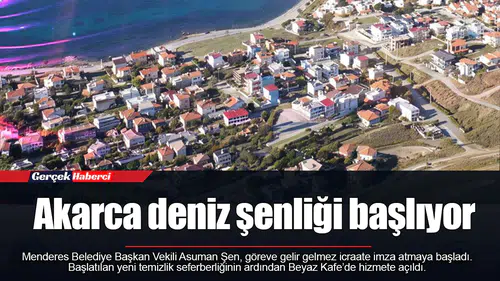 Akarca deniz şenliği başlıyor