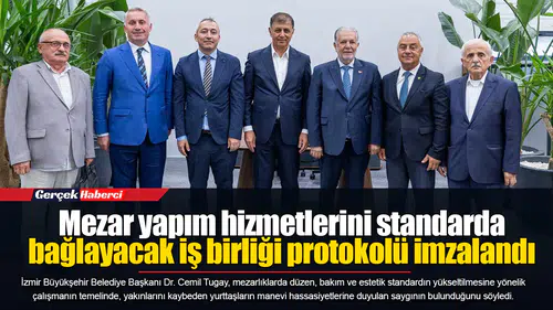 Mezar yapım hizmetlerini standarda bağlayacak iş birliği protokolü imzalandı