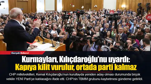 Kılıçdaroğlu'na kurmay uyarısı: Kapıya kilit vurulur, parti ortada kalmaz