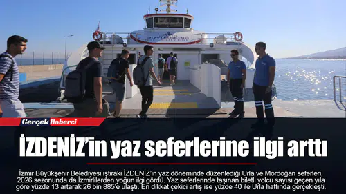 İZDENİZ’in yaz seferlerine ilgi arttı