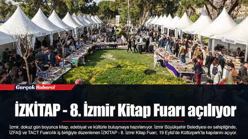 İZKİTAP - 8. İzmir Kitap Fuarı açılıyor