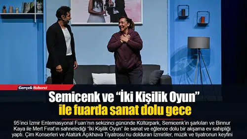 Semicenk ve “İki Kişilik Oyun” ile fuarda sanat dolu gece